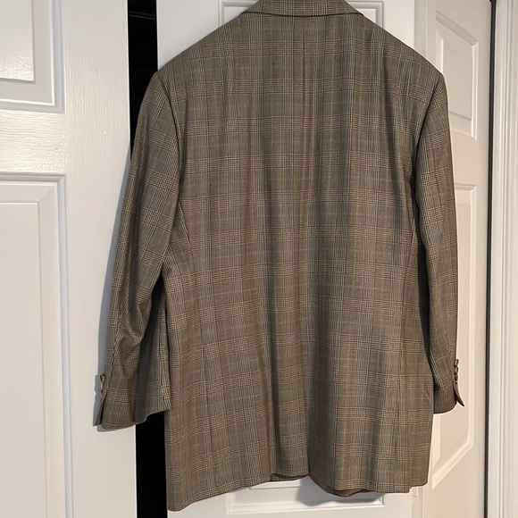 Men’s Burberry silk and wool blazer, T model Kensington. Houndstooth. Size 43R - Picture 8 of 10